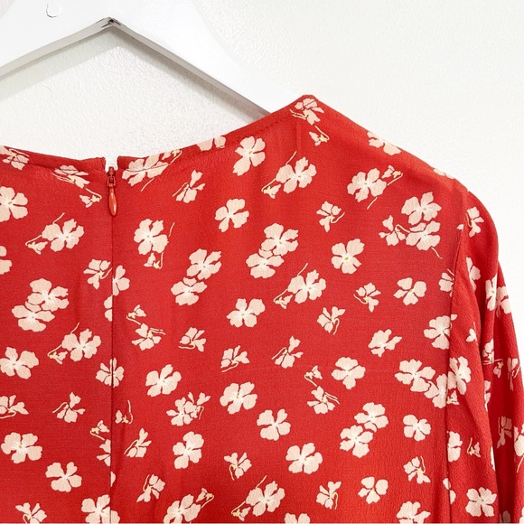 BOGO! Madewell Retro Dress Happy Hibiscus Floral Print - Picture 8 of 9